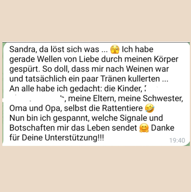 Kundenzrezession nach energetischer Behandlung - Blockadenlösung