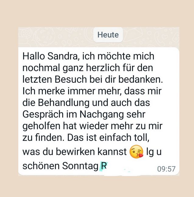 Das sagt eine zufriedene Kundin