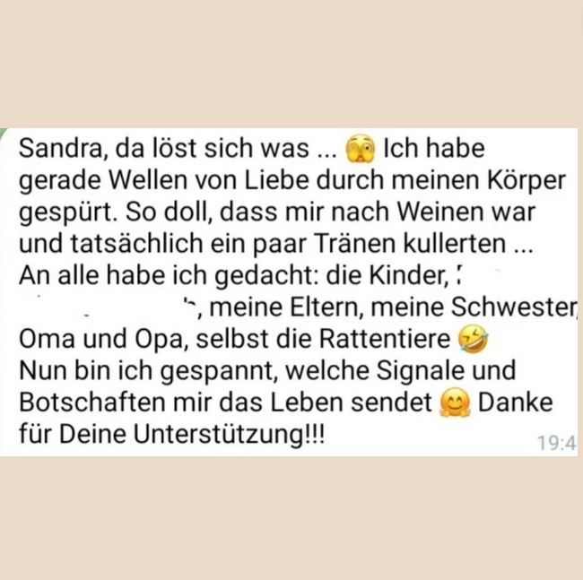 Eine zufriedene Kundin berichtet