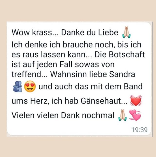 Eine zufriedene Kundin berichtet